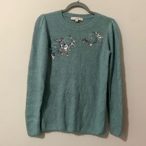 Loft crew neck long sleeve sweater